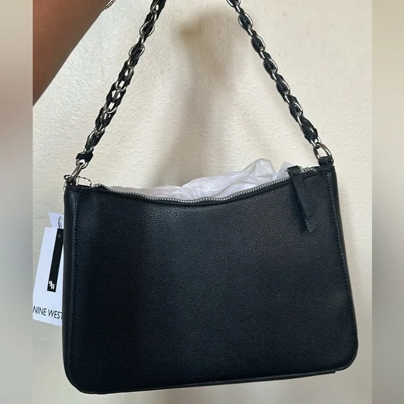 Nine West Black Shoulder Bag - Picture 2 of 3
